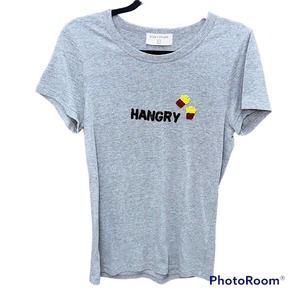 Bow & Drape Women's Gray Hangry Top XL